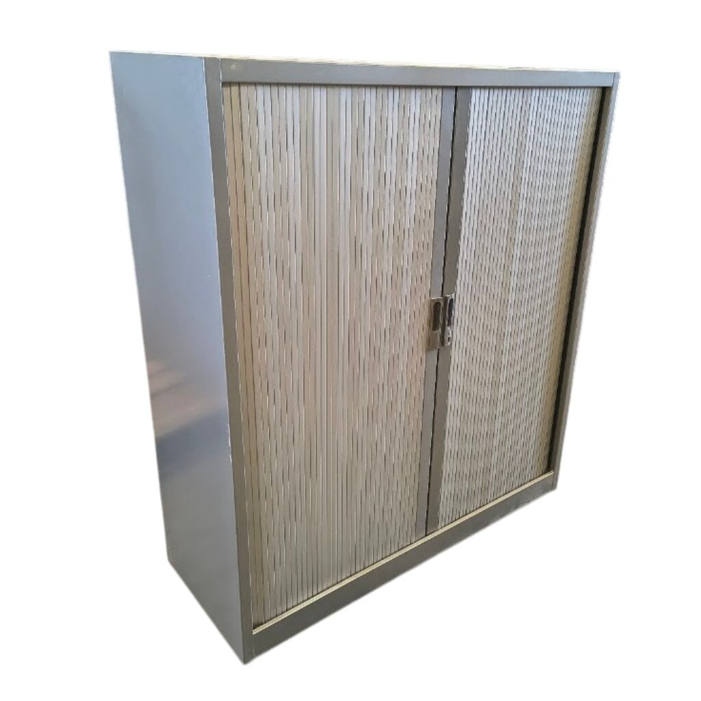 Roldeurkast Zilvergrijs 135 x 120 x 43