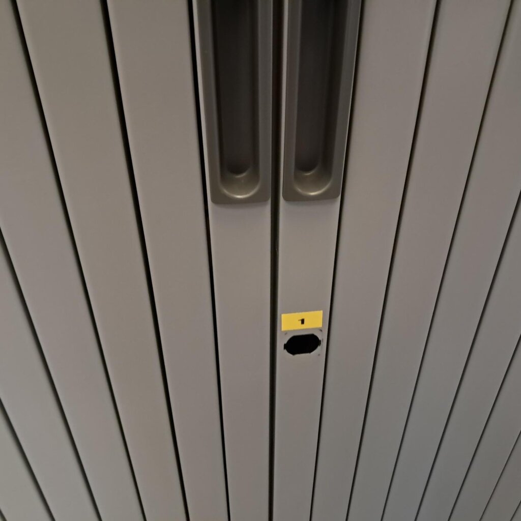 Aspa Roldeurkast Donkergrijs 137 x 120 x 47 B-keus
