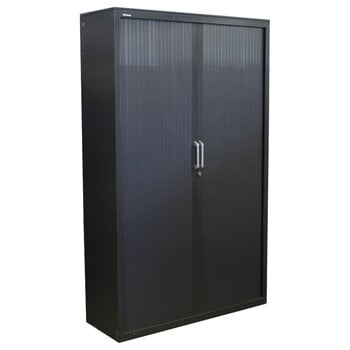 Steelcase Roldeurkast Antraciet Antraciet 198 x 120 x 43 B-Keus