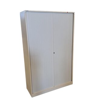Ahrend Roldeurkast Wit/Creme B-Keus H195xB120xD45