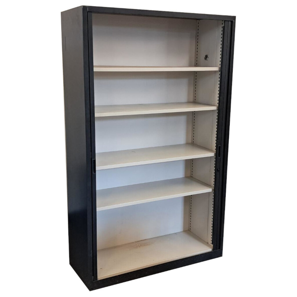 Aspa Roldeurkast Zwart 195 x 120 x 47 B-Keus