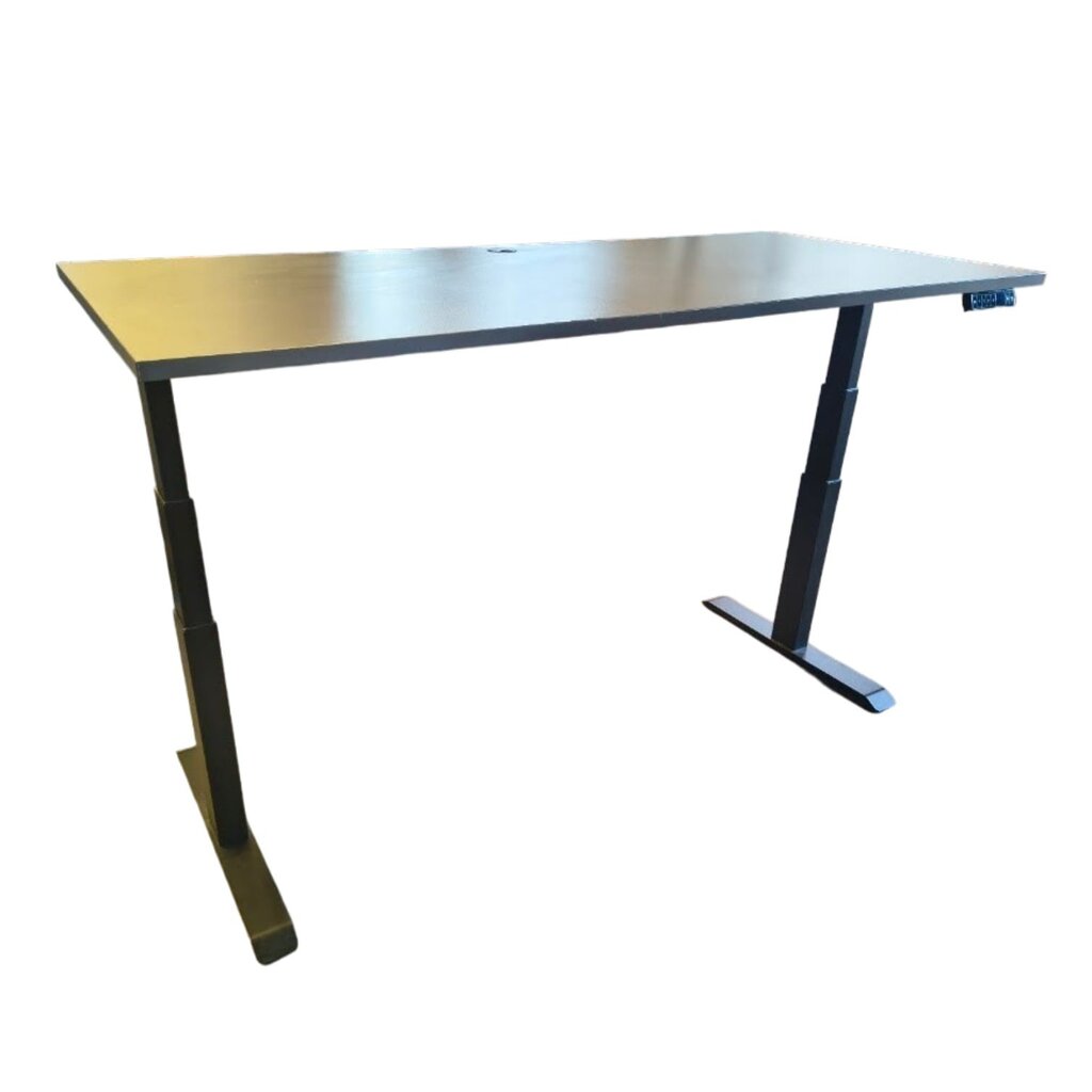 Elektrisch Zit Sta Bureau Antraciet Zwart B200xD80