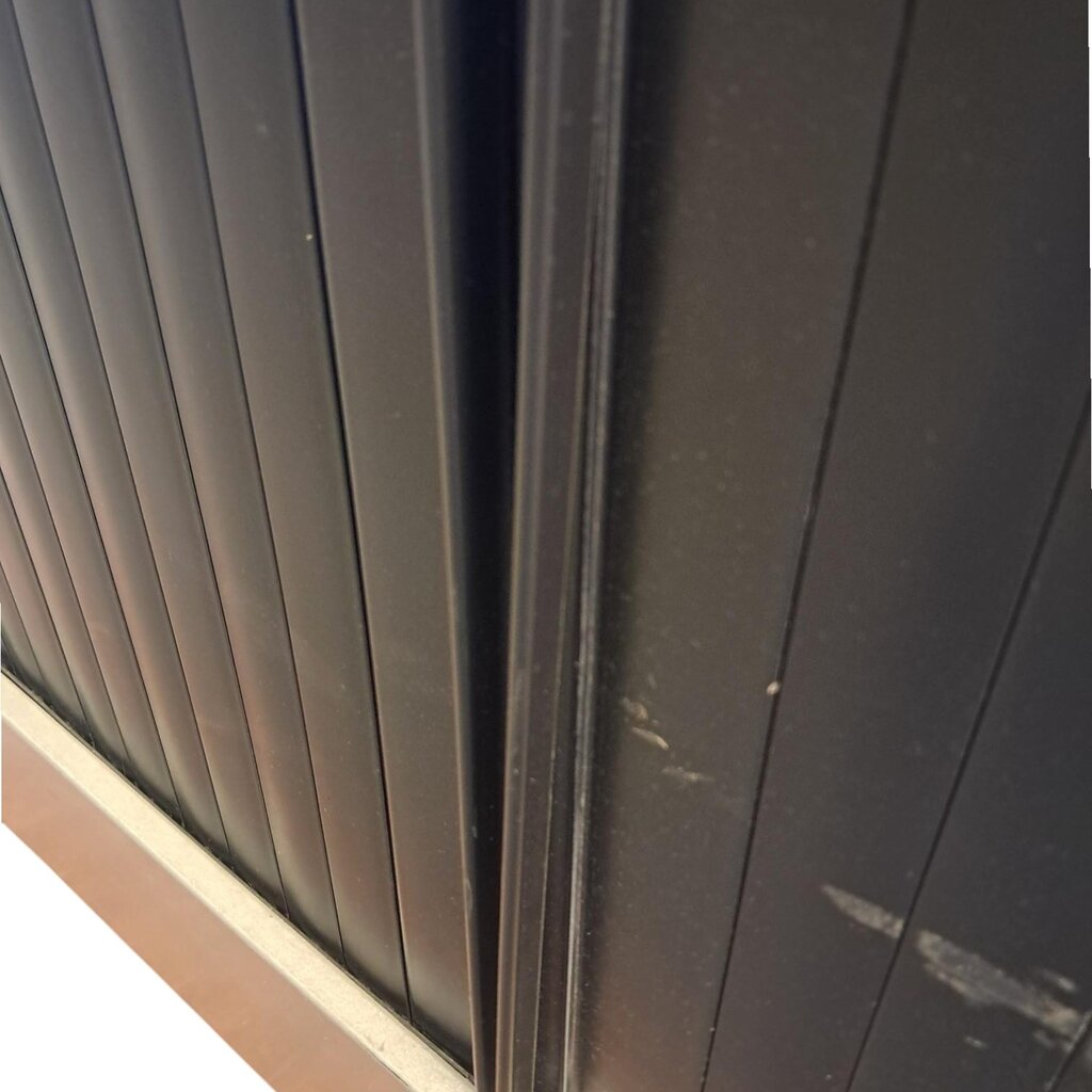 Ahrend Roldeurkast Zilvergrijs Zwart 195 x 120 x 45 B-Keus