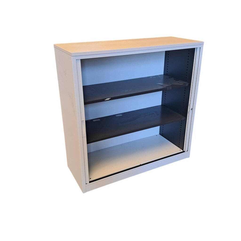 TDS Roldeurkast Wit Licht Eiken H121xB120xD47
