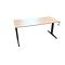 Ahrend Essa Slingerbureau Zilvergrijs Wit 160 x 80