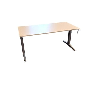 Ahrend Essa Slinger Bureau Zilvergrijs Nieuw Blad 160 x 80
