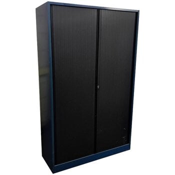 Ahrend Roldeurkast Blauw Zwart B-Keus 195 x 120 x 45