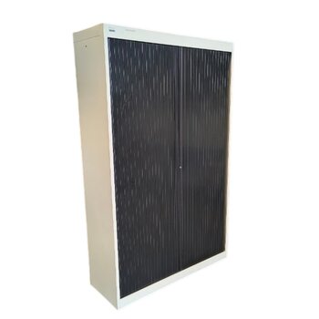 Grahl Roldeurkast Lichtgrijs Zwart 195 x 120 x 45 3LB2HF