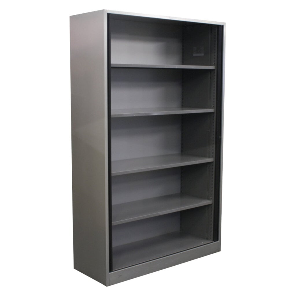 Ahrend Roldeurkast Zilvergrijs Zwart 195 x 120 x 45 B-Keus