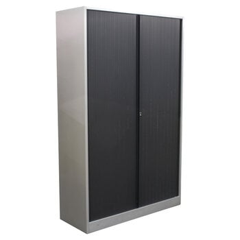 Ahrend Roldeurkast Zilvergrijs Zwart 195 x 120 x 45 B-Keus