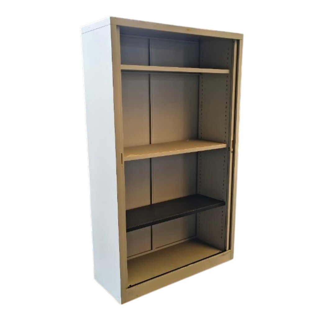 Roldeurkast Lichtgrijs 195 x 120 x 45  B-Keus 3LB