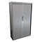  Roldeurkast Zilvergrijs  H200 x B120  x D45 B-keus 3LB