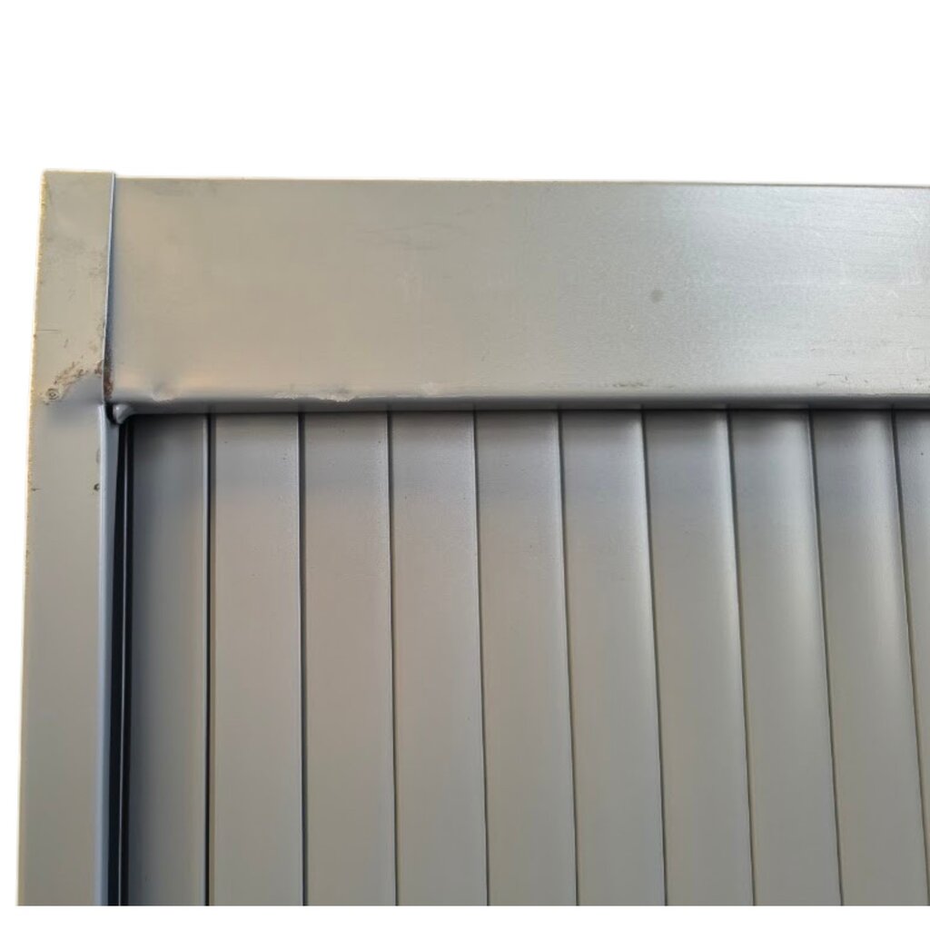 Roldeurkast Zilvergrijs  H200 x B120  x D45 B-keus 3LB