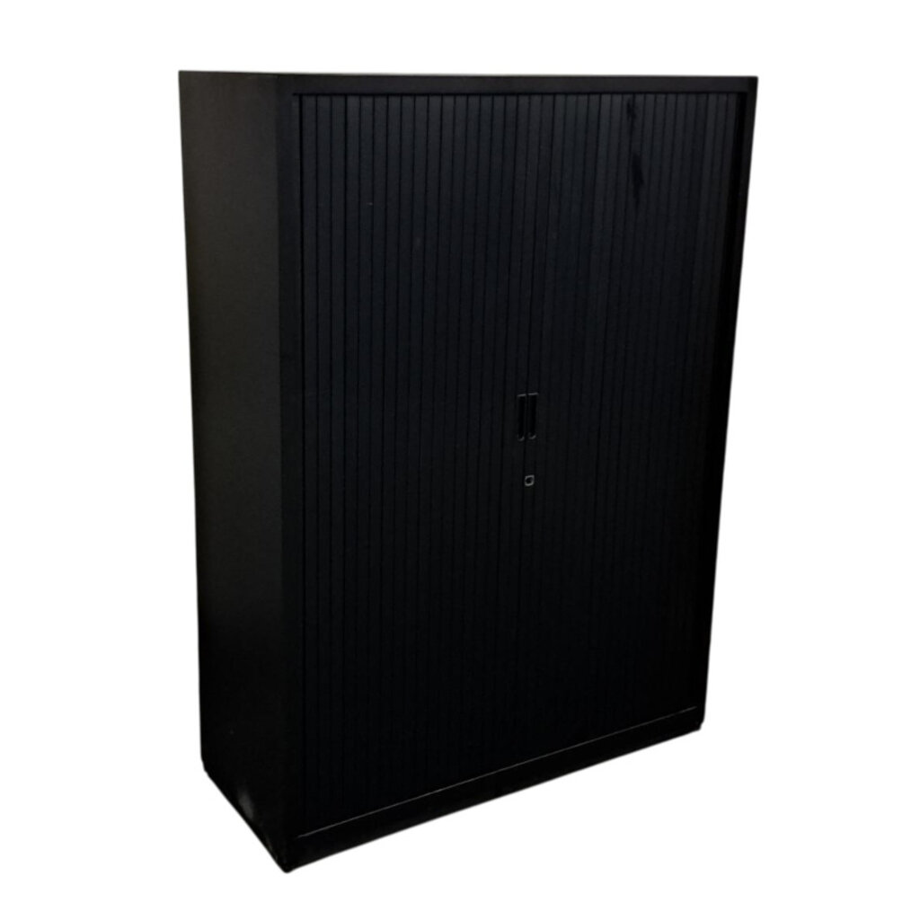 Aspa Roldeurkast Zwart 164 x 120 x 47  B-keus