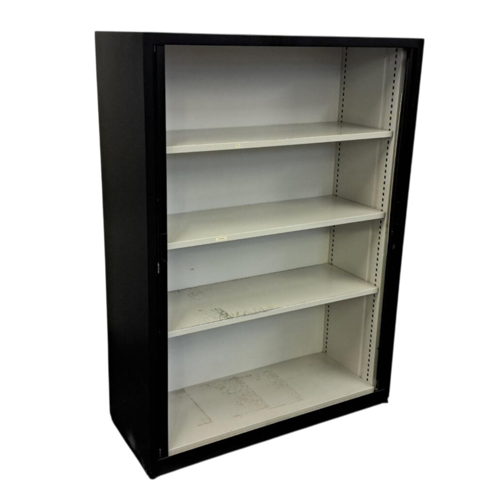 Aspa Roldeurkast Zwart 164 x 120 x 47  B-keus