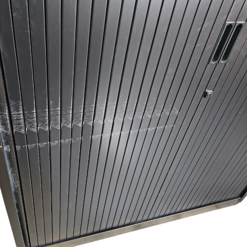 Aspa Roldeurkast Zwart 164 x 120 x 47  B-keus