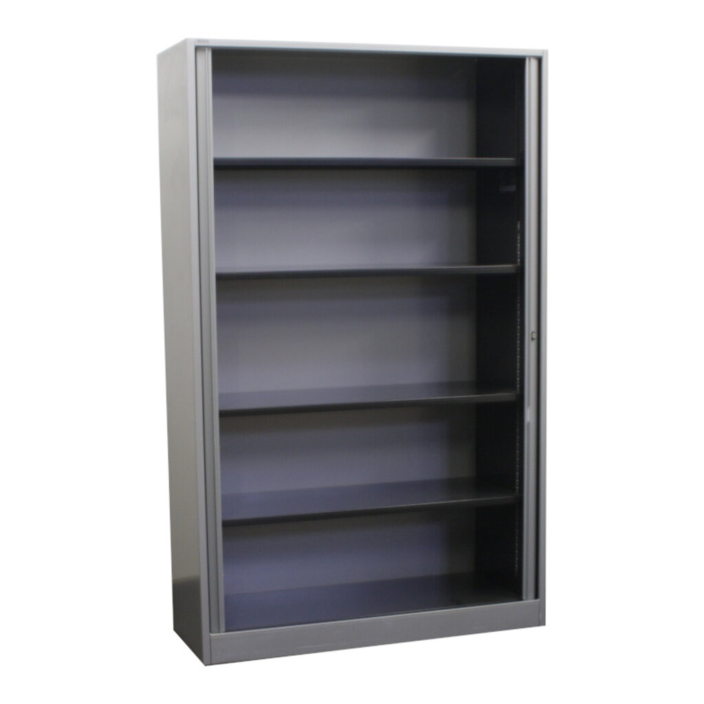 Ahrend Roldeurkast Zilvergrijs Zilvergrijs 195 x 120 x 45 B-Keus