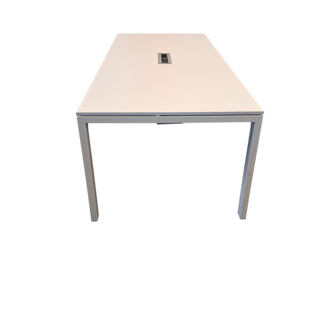 Gispen Vergadertafel Wit Lichtgrijs 240 x 100
