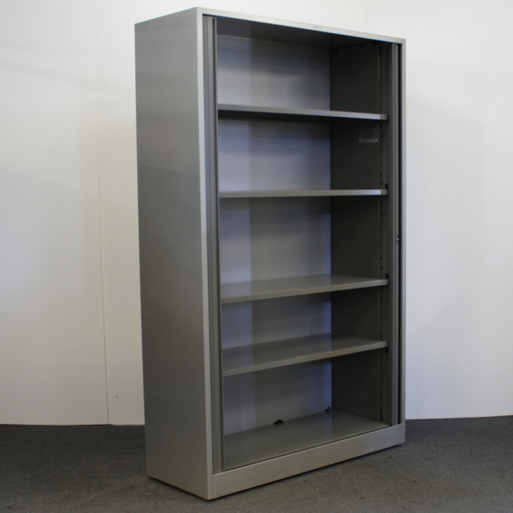 Ahrend Roldeurkast Donkergrijs Grijs Gladde Deuren H195xB120xD45