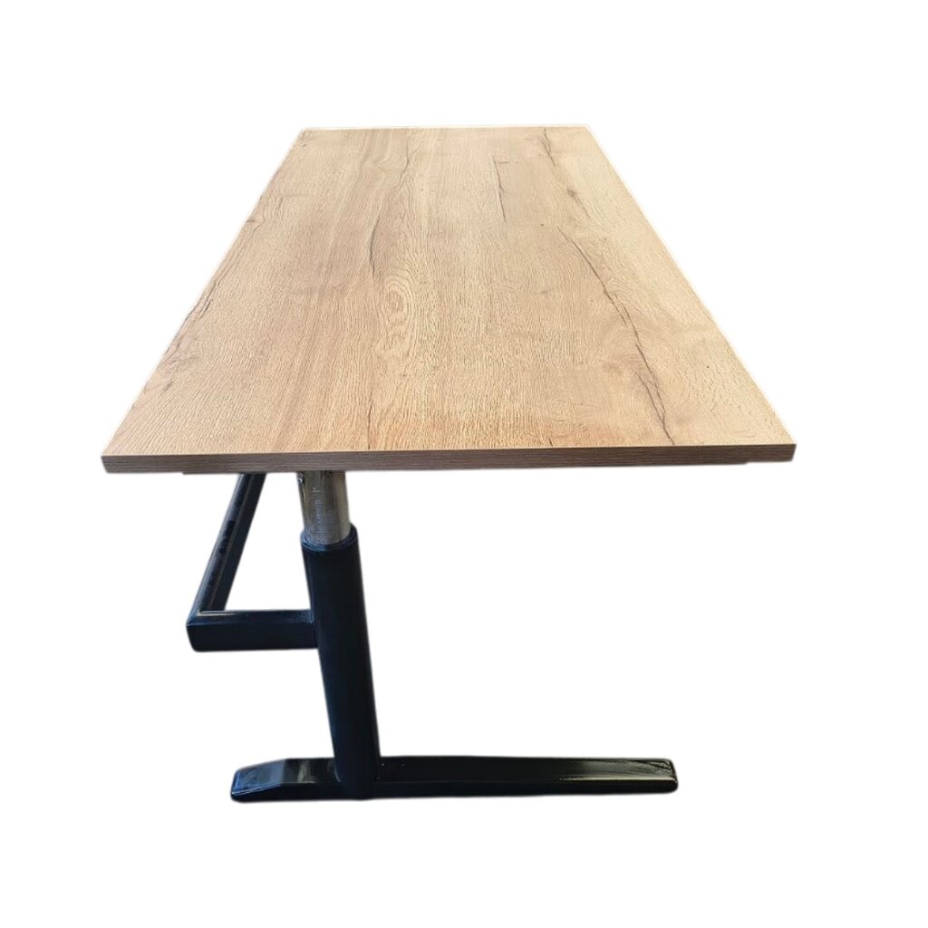 L-poot Slingerbureau Zwart Nieuw Blad 160 x 80