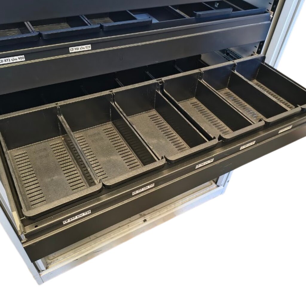 Mewaf Roldeurkast Lichtgrijs H198xB120xD48 B-keus HF