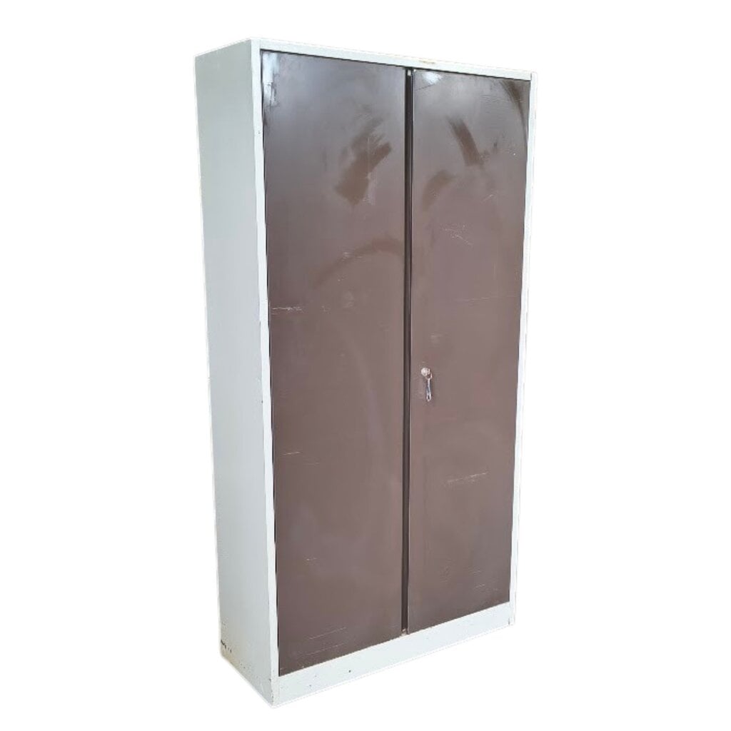 Ahrend Draaideurkast Lichtgrijs Bruin 195 x 100 x 40