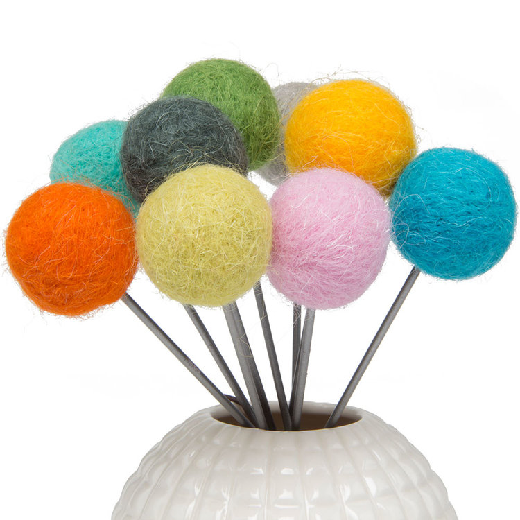 Chive Felt 'Blomma' Flowers