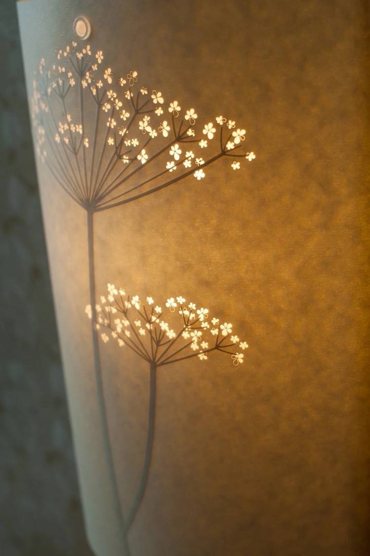 Hannah Nunn Cow Parsley Wall Lamp