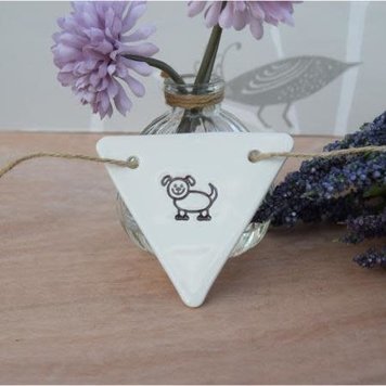 Broadlands Ceramics Ceramic Family Bunting - Dog