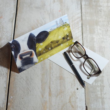 Lucy's Farm 'Moo Selfie at Corfe Castle' Card