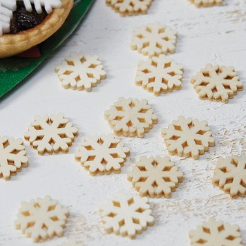 Ginger Ray Wooden Snowflake Table Confetti