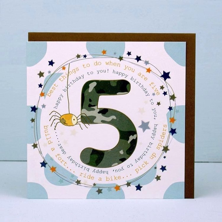 Molly Mae Boy's Birthday Card