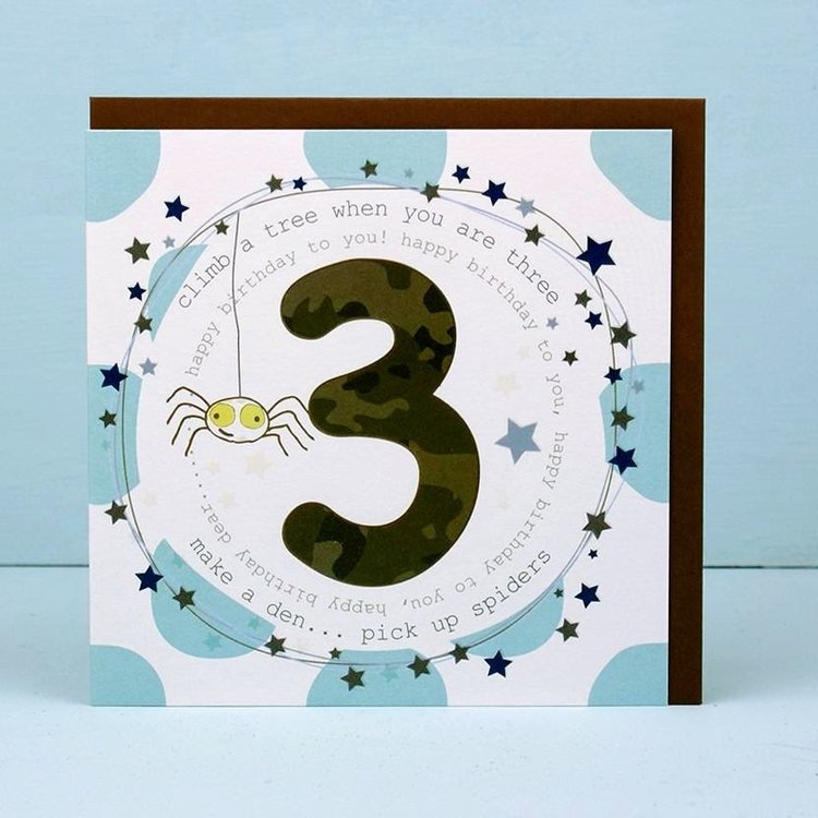 Molly Mae Boy's Birthday Card