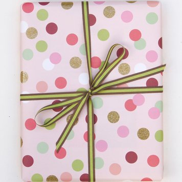 Floral Print Wrapping Paper & Tag Set By Caroline Gardner