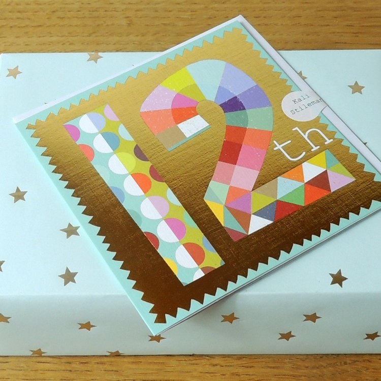 Kali Stileman Gold Foil Birthday or Anniversary Card - Various