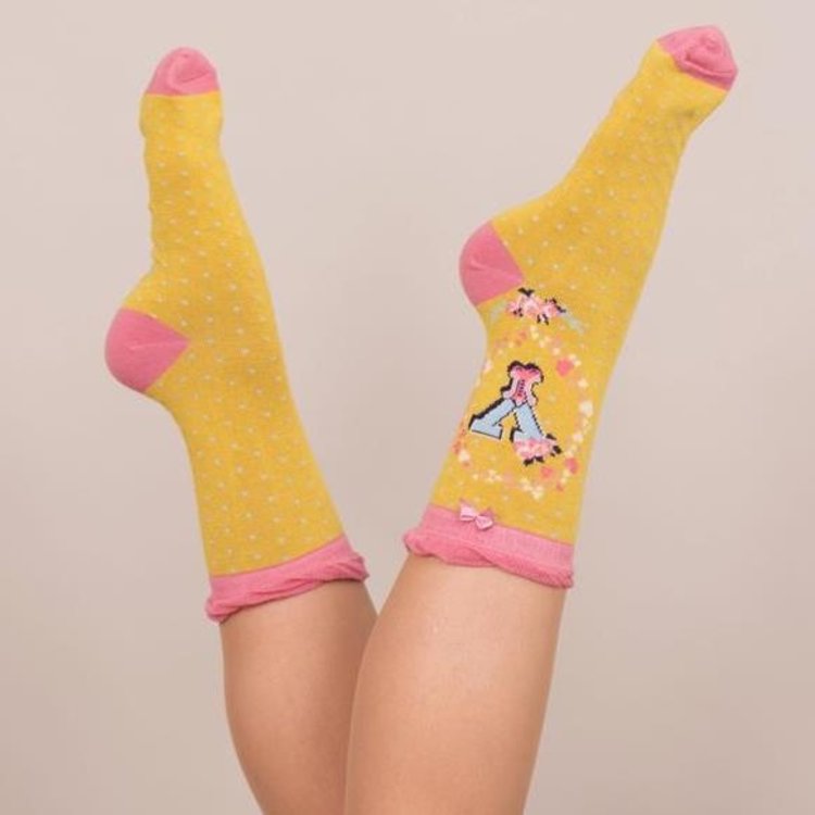 Powder Women’s Retro A-Z Socks