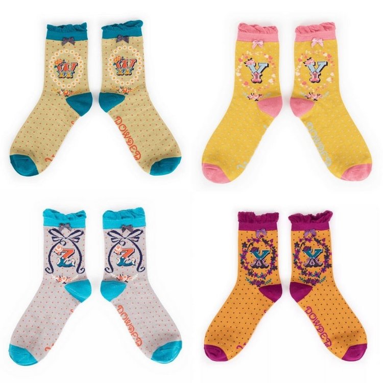Powder Women’s Retro A-Z Socks