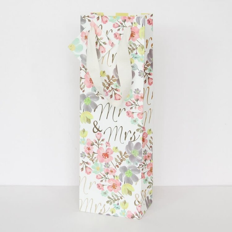 Caroline Gardner 'Mr & Mrs' Floral Gift Bag