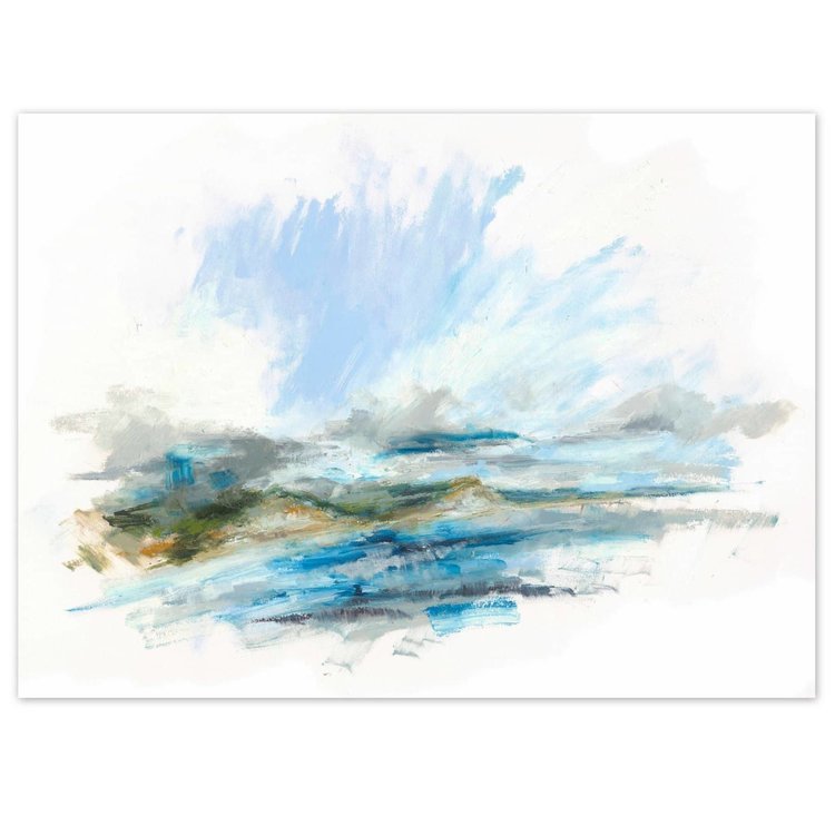 Eleanor Spalding 'Dorset Coastline' Giclee Mounted Print