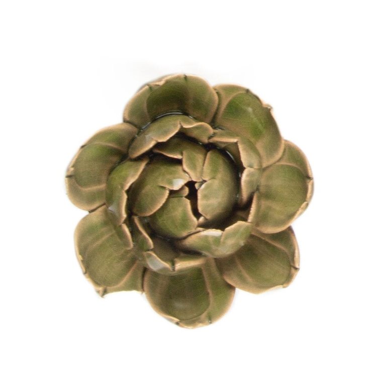 Chive Ceramic Peony Flower