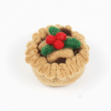 Amica Handmade Felt Mini Mince Pie Decoration