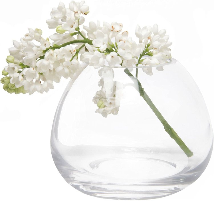 Chive Mini Clear Glass 'George' Vase