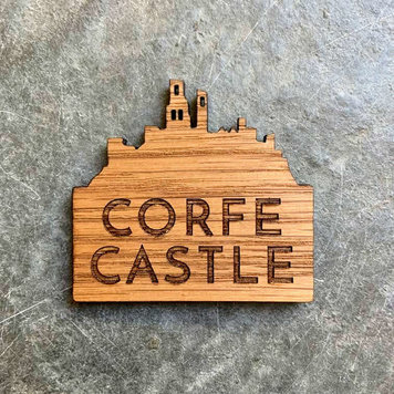 Etched Art Handmade Engraved Wooden Magnet