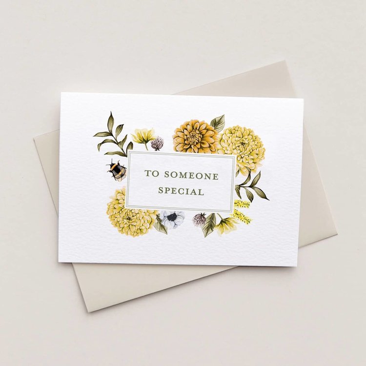 Sophie Brabbins 'To Someone Special' Floral Greetings Card
