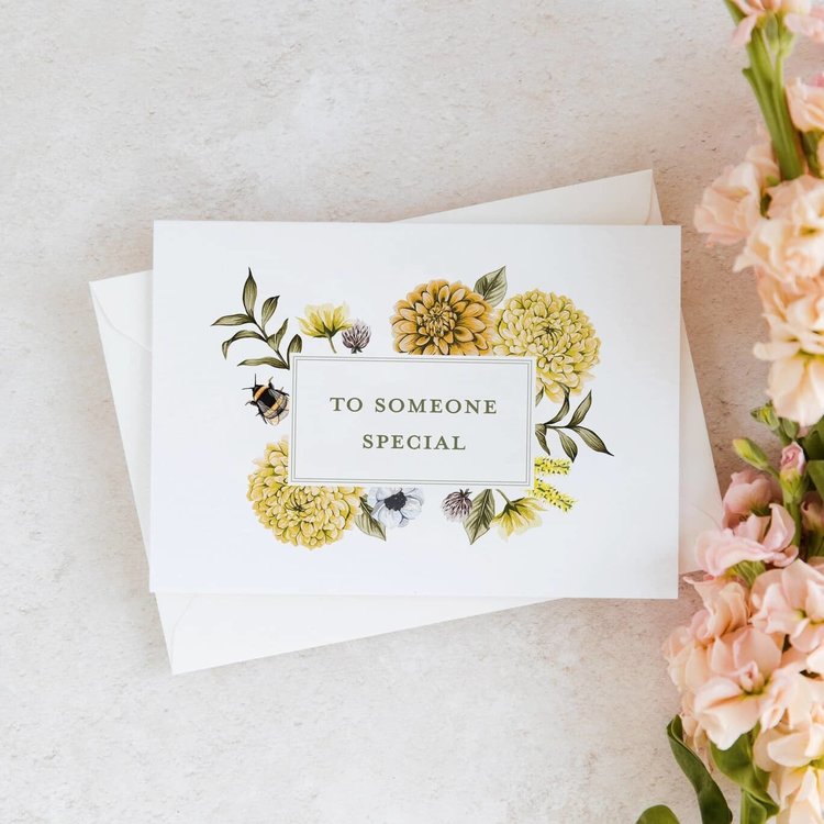Sophie Brabbins 'To Someone Special' Floral Greetings Card