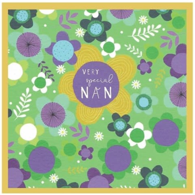 Bloom 'Very Special Nan' Floral Card