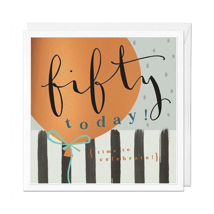 Whistlefish Luxury Embossed Birthday Card