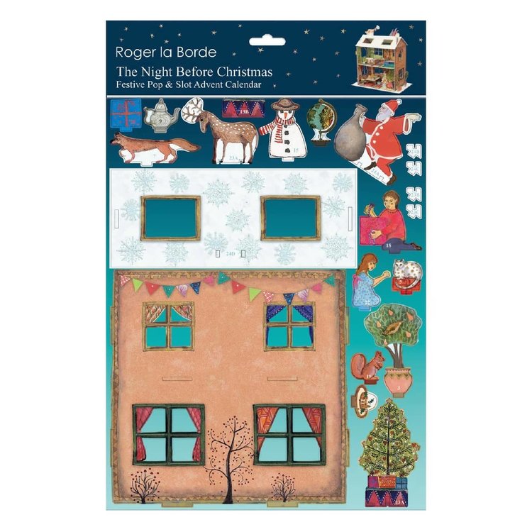 Roger la Borde Christmas House Pop & Slot Advent Calendar