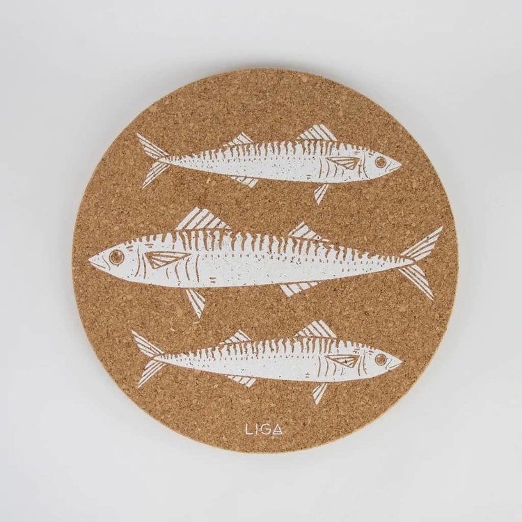 Love Liga Cork Mats - Mackerel