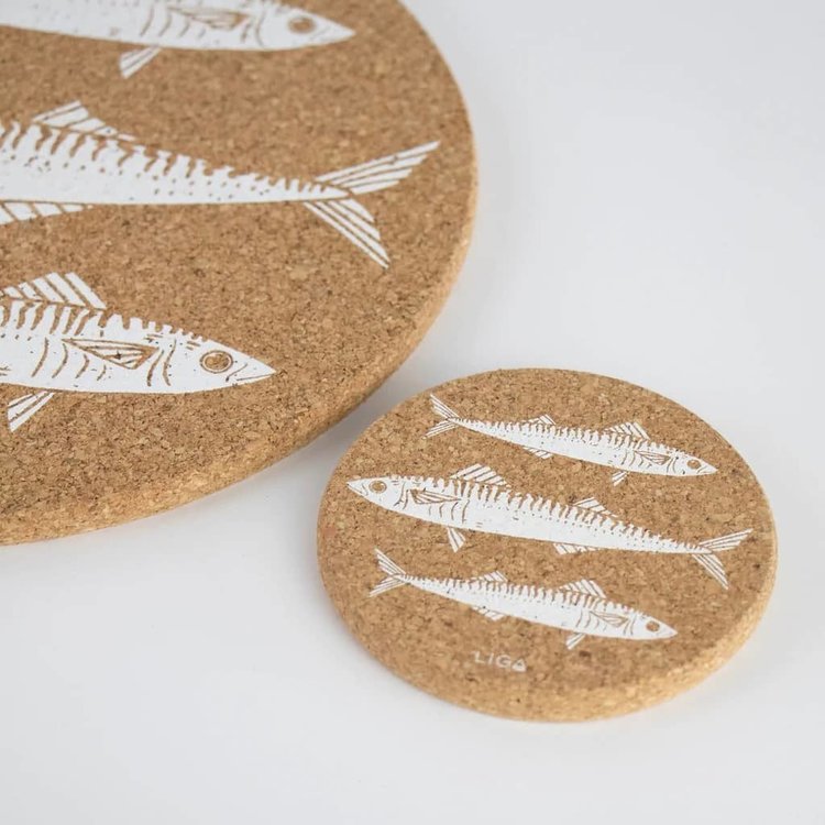 Love Liga Cork Mats - Mackerel